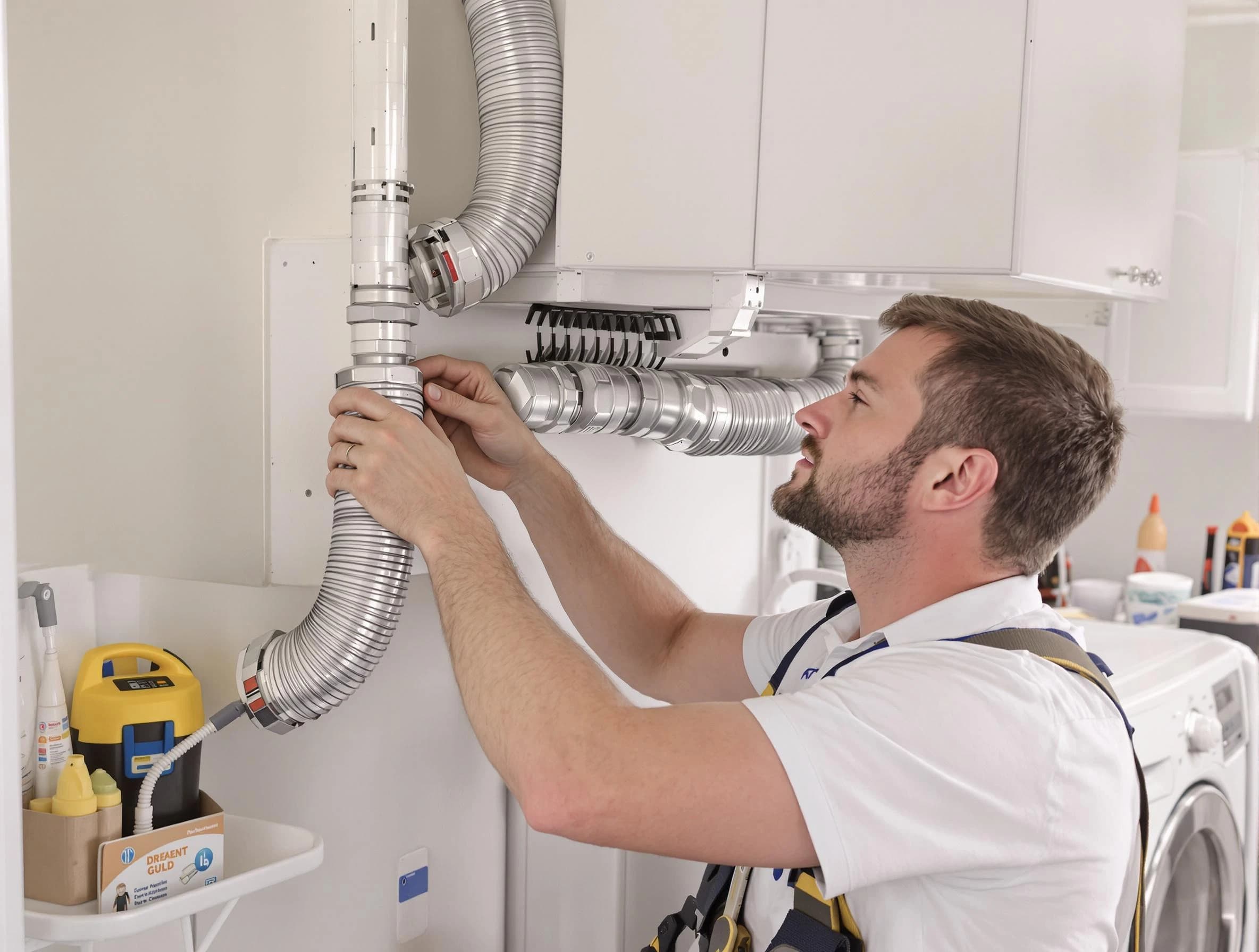 Professional dryer vent repair and installation by Leominster Dryer Vent Cleaning in Leominster