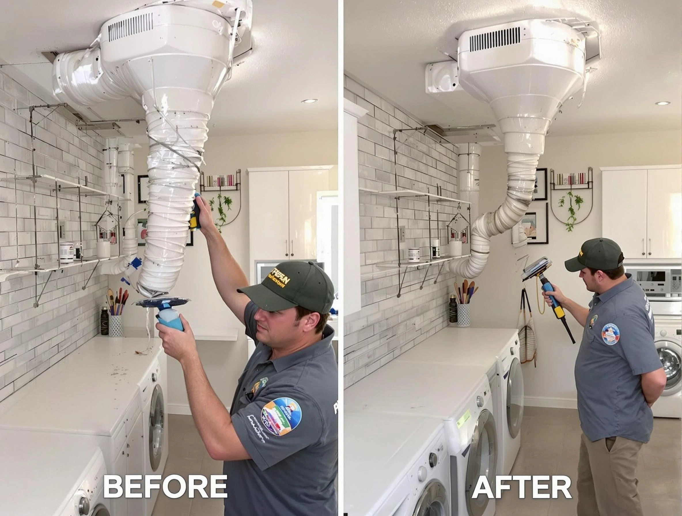 Professional dryer exhaust vent cleaning by Leominster Dryer Vent Cleaning in Leominster