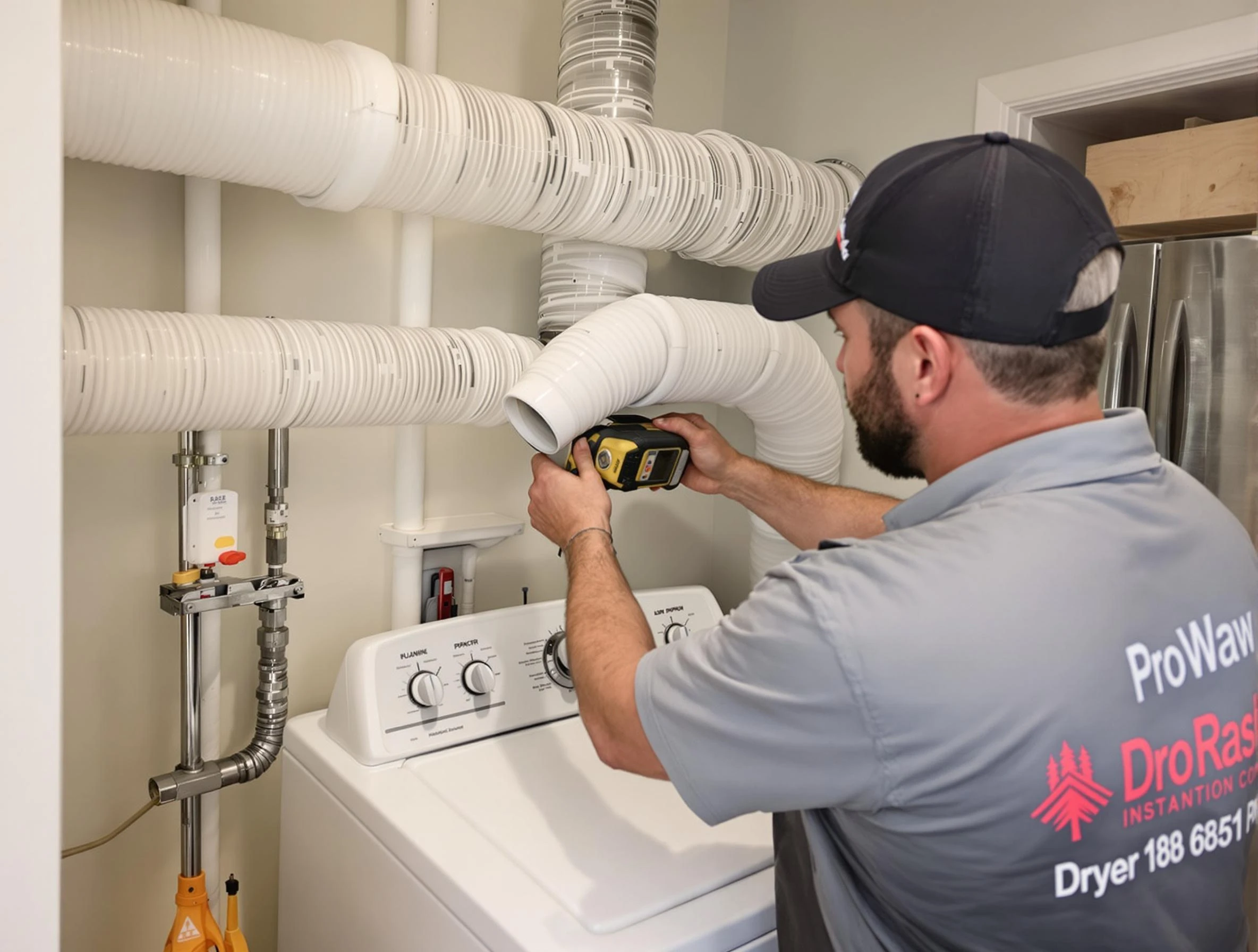 Professional dryer vent hose installation by Leominster Dryer Vent Cleaning in Leominster
